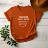 Your Speed Doesn't Matter Forward Is Forward Tee - Design & Print Hub