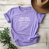 Your Speed Doesn't Matter Forward Is Forward Tee - Design & Print Hub