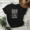 Never Take Camping Advice From Me You'll End Up Drunk Tee - Design & Print Hub