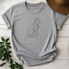 Delicious Cat Line Art Tee - Design & Print Hub