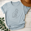 Delicious Cat Line Art Tee - Design & Print Hub