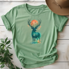 Elk Blood Moon – Celestial Forest Guardian Tee