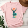 Elk Blood Moon – Celestial Forest Guardian Tee
