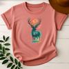 Elk Blood Moon – Celestial Forest Guardian Tee - Design & Print Hub