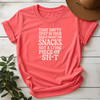 That Empty Spot In Your Bed Is Meant For Snacks Not A Lying Piece Tee - Design & Print Hub