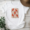 Vintage Cottagecore Wildflower Red Cardinal Tees