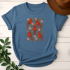 Vintage Cottagecore Wildflower Red Cardinal Tees