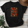 Vintage Cottagecore Wildflower Red Cardinal Tees