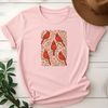 Vintage Cottagecore Wildflower Red Cardinal Tees