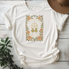 Marian Cross Catholic Virgin Mary Floral Tees - Design & Print Hub