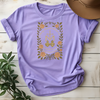Marian Cross Catholic Virgin Mary Floral Tees - Design & Print Hub