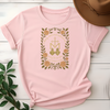 Marian Cross Catholic Virgin Mary Floral Tees - Design & Print Hub