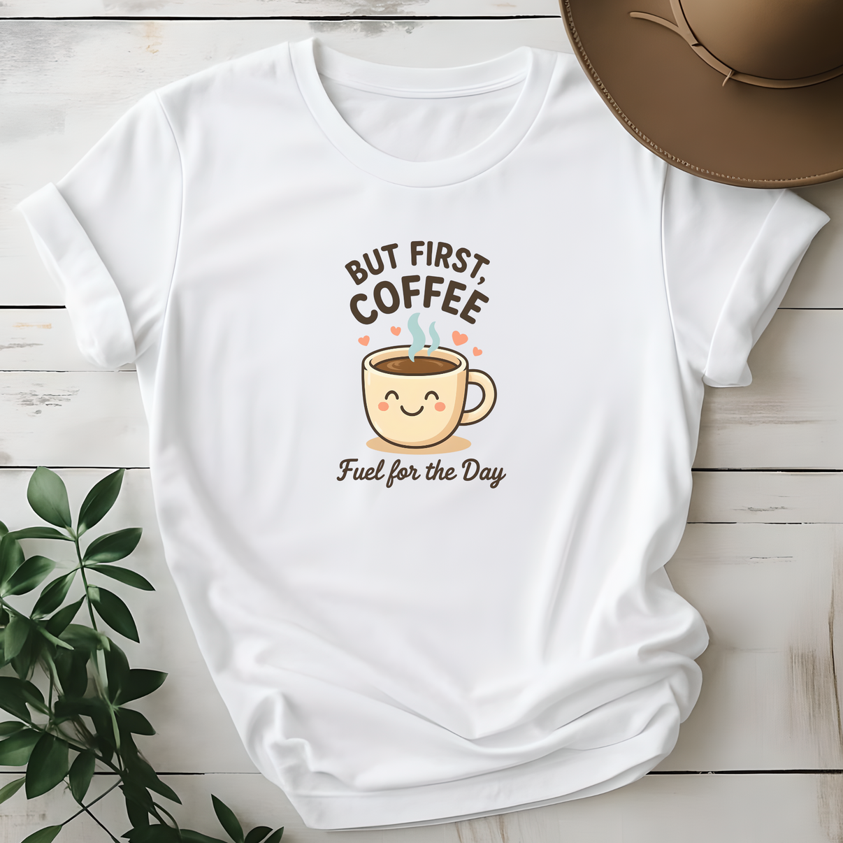 But First Coffee Fuel For The Day Tees - Design & Print Hub