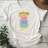 You Are Kind Brave Loved Enough Shirt – Positive Affirmation Tee