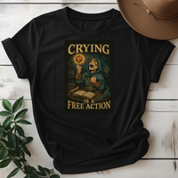 Retro Funny Crying Is A Free Action Dice