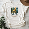 My Dad Life Where Peace Meets Adventure Tees - Design & Print Hub