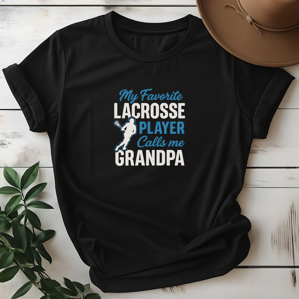 My Favorite Lacrosse Player Calls Me Grandpa Tees - Design & Print Hub