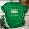 My GirlFriend Says I Don't Listen And Something Else Tees - Design & Print Hub