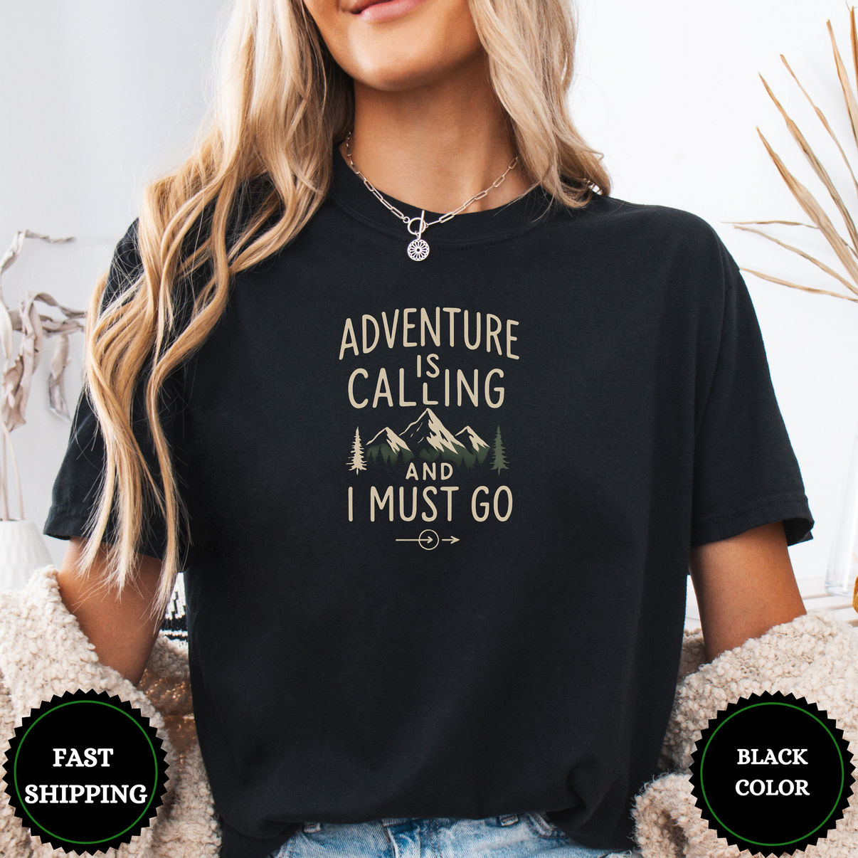 Adventure Is Calling And I Must Go Tees - Design & Print Hub