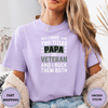 I Have Two Titles PAPA And VETERAN And I Rock Them Both Tees - Design & Print Hub