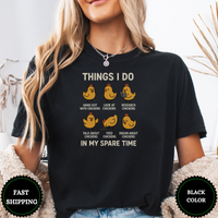 Things I Do In My Spare Time Tees - Design & Print Hub