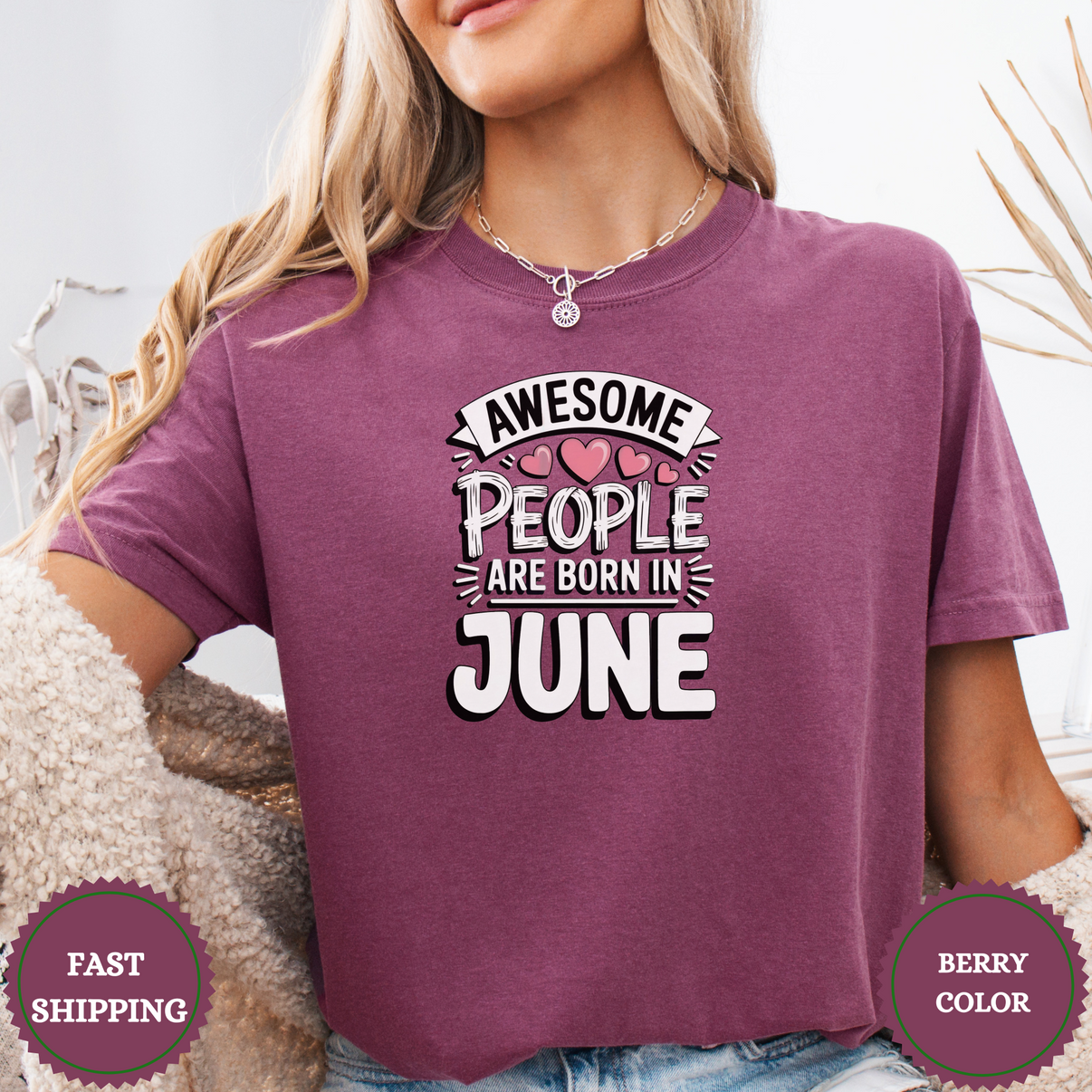 Awesome People Are Born In June Tees - Design & Print Hub