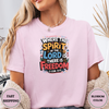 Where The Spirit Of The Lord Is There Is Freedom Tees - Design & Print Hub