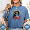 Where The Spirit Of The Lord Is There Is Freedom Tees - Design & Print Hub