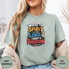 Where The Spirit Of The Lord Is There Is Freedom Tees - Design & Print Hub