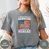 It Doesn't Need To Be Rewriten We The People It Needs to Be Reread Tees - Design & Print Hub