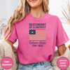 Descendant Of A Patriot Ephraim Bates Tees - Design & Print Hub