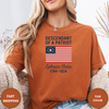 Descendant Of A Patriot Ephraim Bates Tees - Design & Print Hub