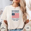 Descendant Of A Patriot Ephraim Bates Tees - Design & Print Hub