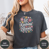 Let Kindness Bloom Tee – Cute Floral Positive Shirt - Design & Print Hub
