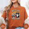 Best Cat Dad Ever Tee – Funny Cat Lover Gift Shirt - Design & Print Hub