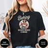 Baking Is My Therapy Tee – Funny Retro Baker Shirt - Design & Print Hub