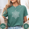 Snowflake Tee – Minimalist Winter Christmas Shirt - Design & Print Hub