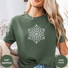 Snowflake Tee – Minimalist Winter Christmas Shirt - Design & Print Hub