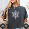 Snowflake Tee – Minimalist Winter Christmas Shirt - Design & Print Hub