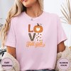 Love Fall Y’all Tee – Leopard Pumpkin Autumn Shirt - Design & Print Hub