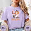 Love Fall Y’all Tee – Leopard Pumpkin Autumn Shirt - Design & Print Hub