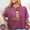 Love Fall Y’all Tee – Leopard Pumpkin Autumn Shirt - Design & Print Hub
