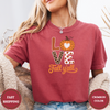 Love Fall Y’all Tee – Leopard Pumpkin Autumn Shirt - Design & Print Hub