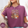 Girl Who Loves Fall Tee – Autumn Coffee Pumpkin Shirt - Design & Print Hub