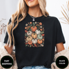 Pumpkin Floral Fall Tee – Aesthetic Autumn Shirt - Design & Print Hub