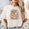 Pumpkin Floral Fall Tee – Aesthetic Autumn Shirt - Design & Print Hub