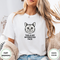 Sarcastic Cat Face Tees - Design & Print Hub