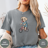 Labrador Dog Riding Bike Tees