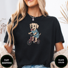Labrador Dog Riding Bike Tees