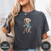 Labrador Dog Riding Bike Tees